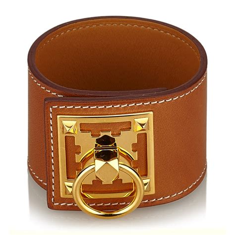 hermes leather bracelet 2017|vintage Hermes leather bracelet.